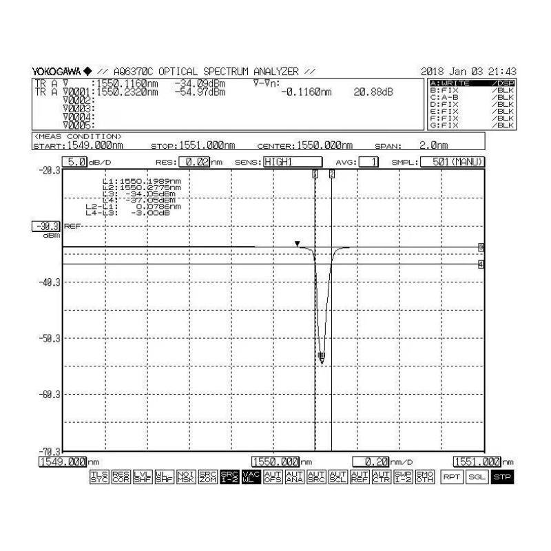 均匀光纤光栅定制