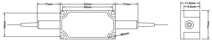 460/630nm在线式起偏器